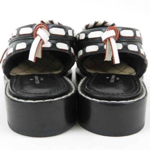 ローファー風☆ルイ・ヴィトン サンダル 靴 ステッチ 22cm相当 黒 希少