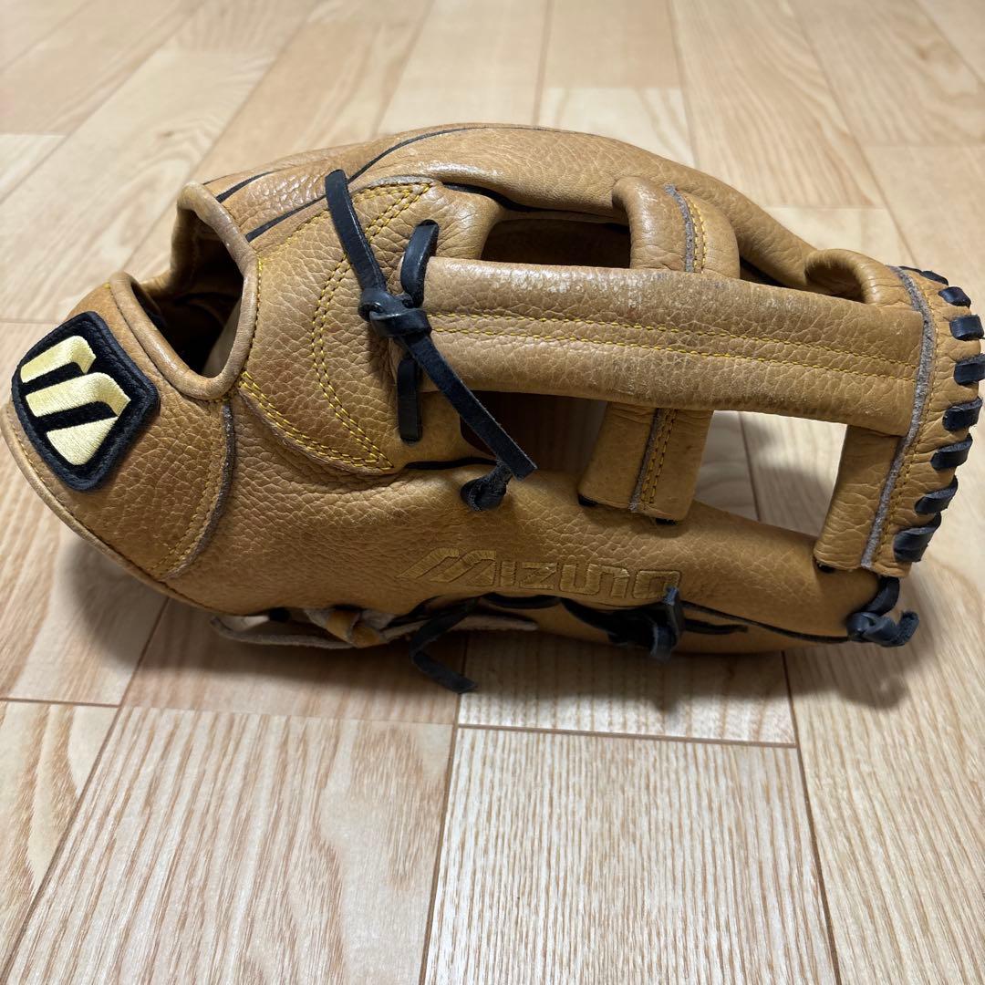 【Mマーク】旧式ミズノプロ　軟式グローブ レザー製