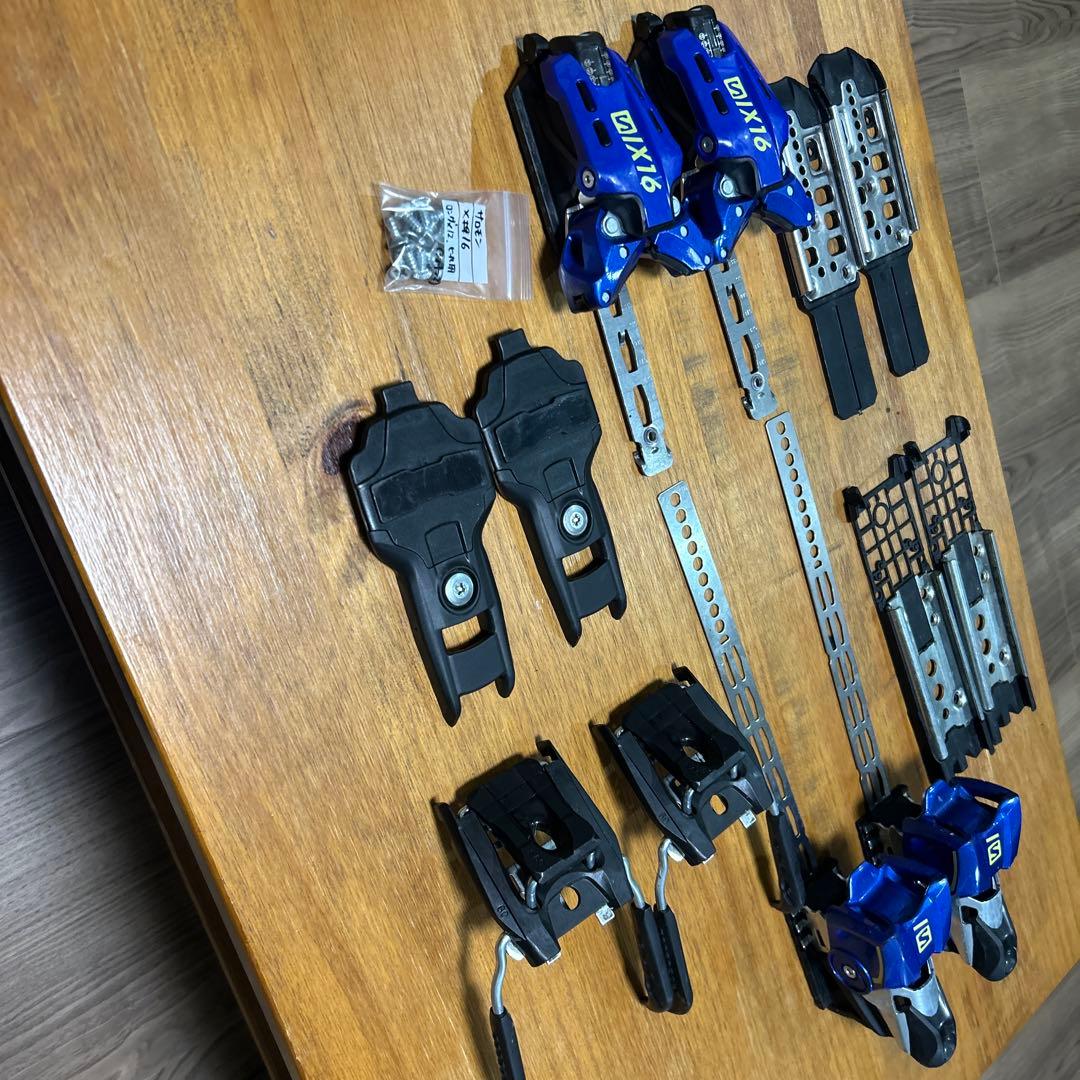 サロモン　X16 スキー ビンディング 青