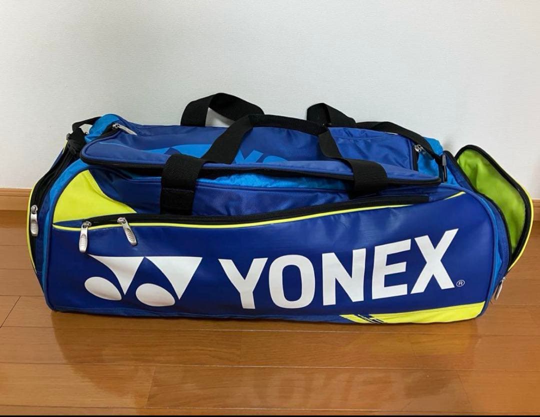 YONEX バドミントントーナメントバッグ 青・黄