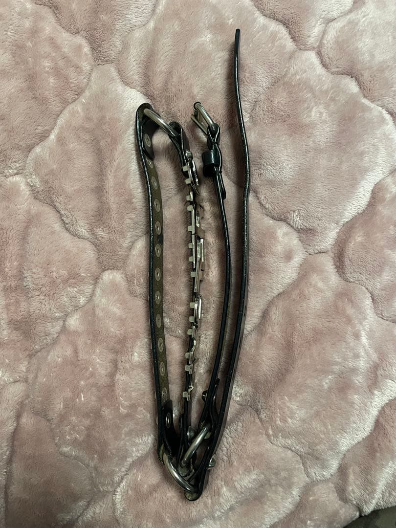 HYSTERIC GLAMOUR レザーベルトブラック ヒステリックグラマー