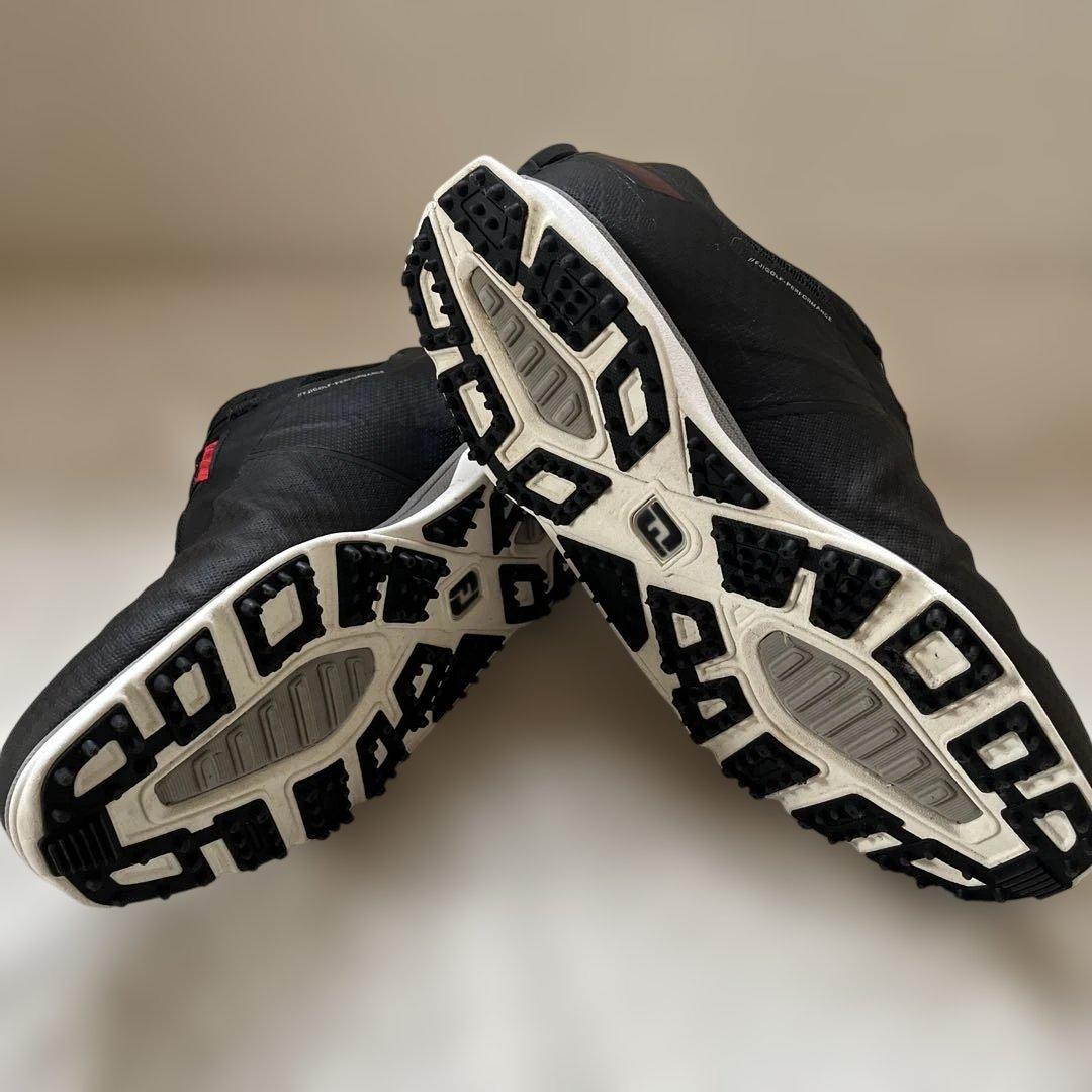 美品フットジョイfootjoyスパイクレスゴルフシューズ BOA 26.5cm黒