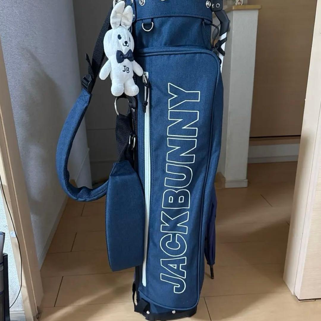 JACK BUNNY ネイビー ゴルフバッグ