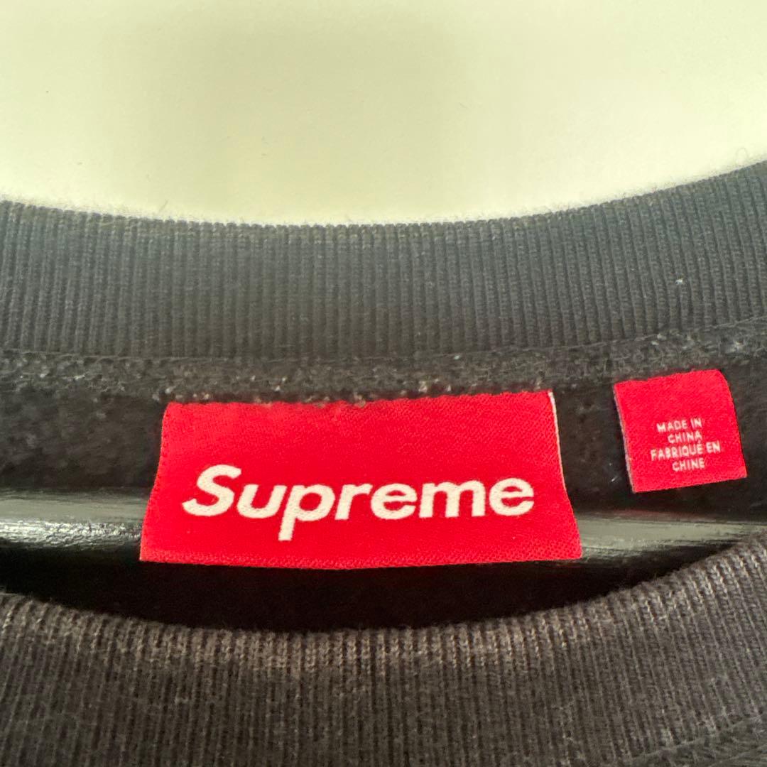 supreme washed box logo XL ブラック