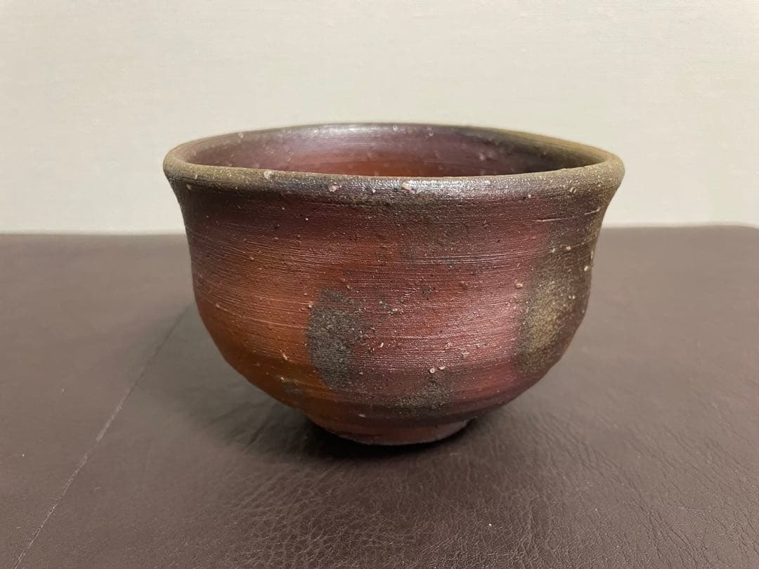 藤原建　備前茶碗　共箱　茶道具