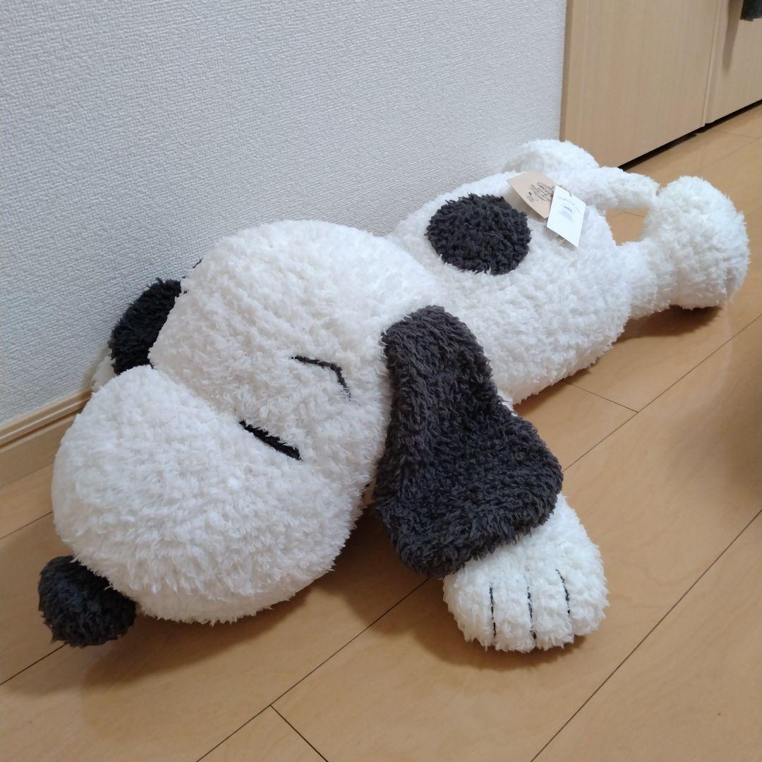ジェラートピケ スヌーピービッグぬいぐるみ