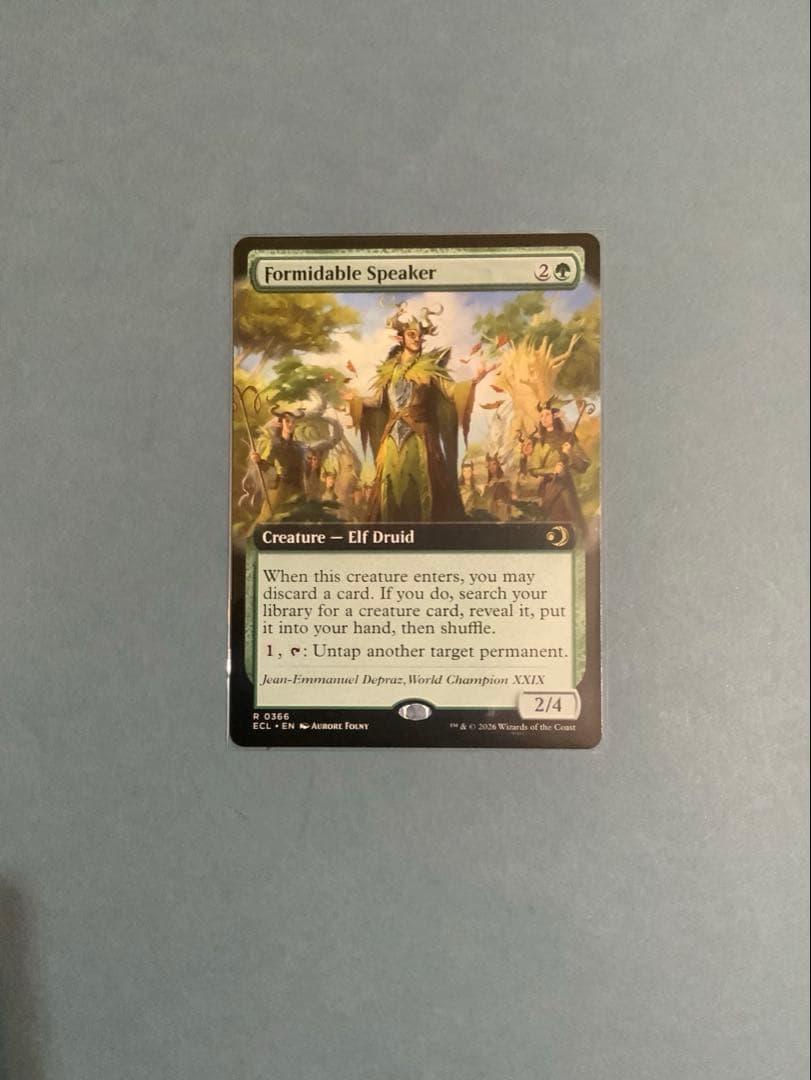 MTG ECL 《Formidable Speaker》non foil