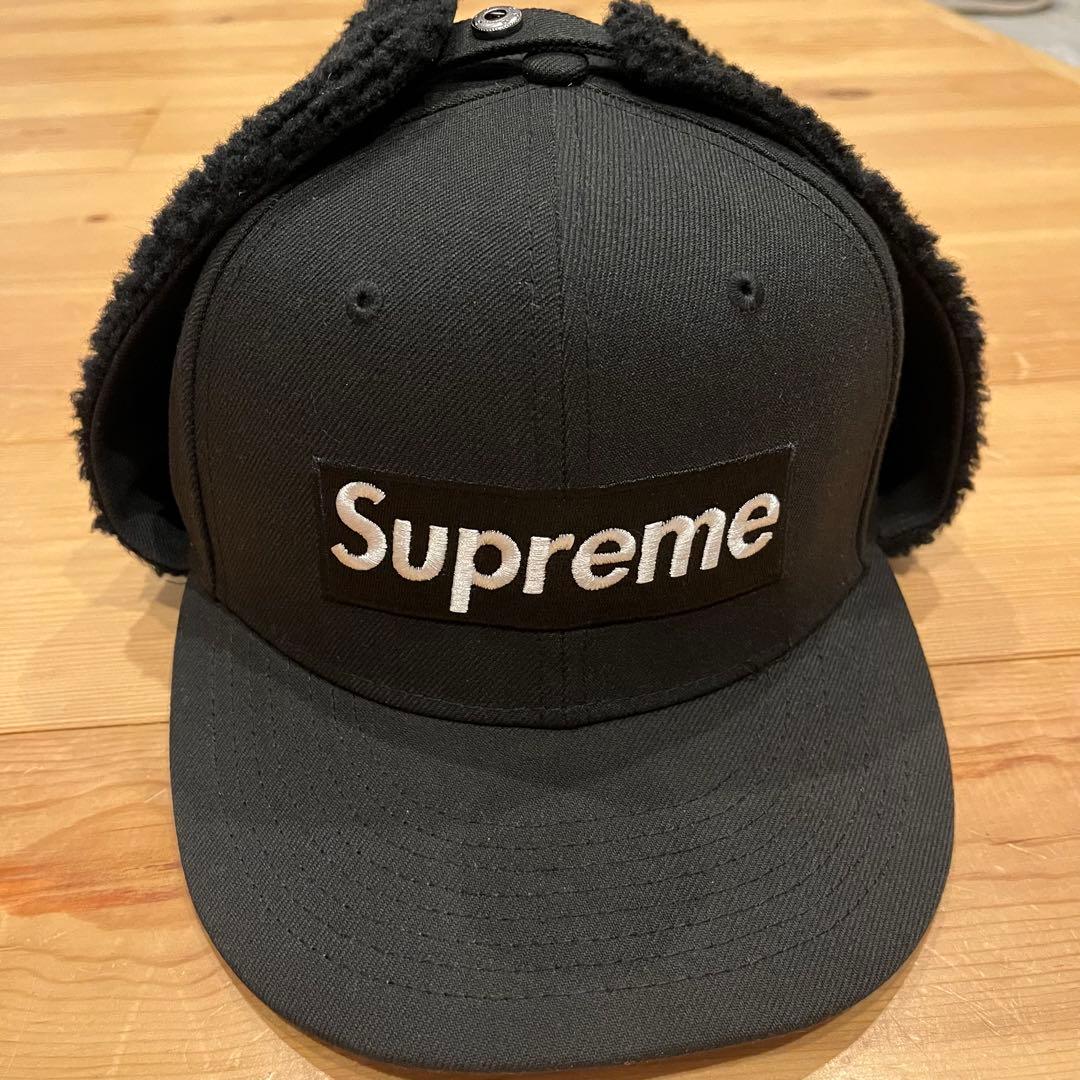 S*T様 Supreme ブラック フライトキャップ　7 1/2 59.6cm