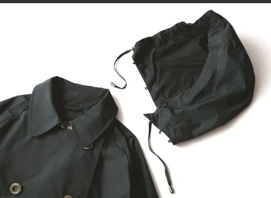 新品　未使用　JAL 機内販売　アクアスキュータム　レインコート　紺