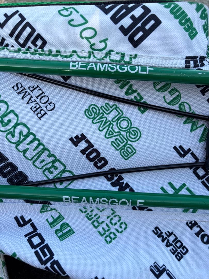 BEAMS GOLF キャディバッグ・ヘッドカバーセット　マルチロゴ　ビームス