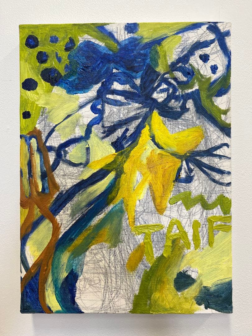 【F4号】TAIFU 台風 oil painting 原画