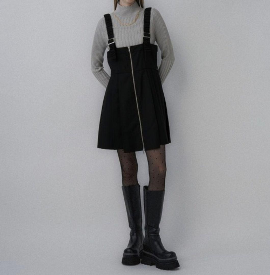 HARE ハレ 完売品 プリーツミニキャミワンピース ブラック