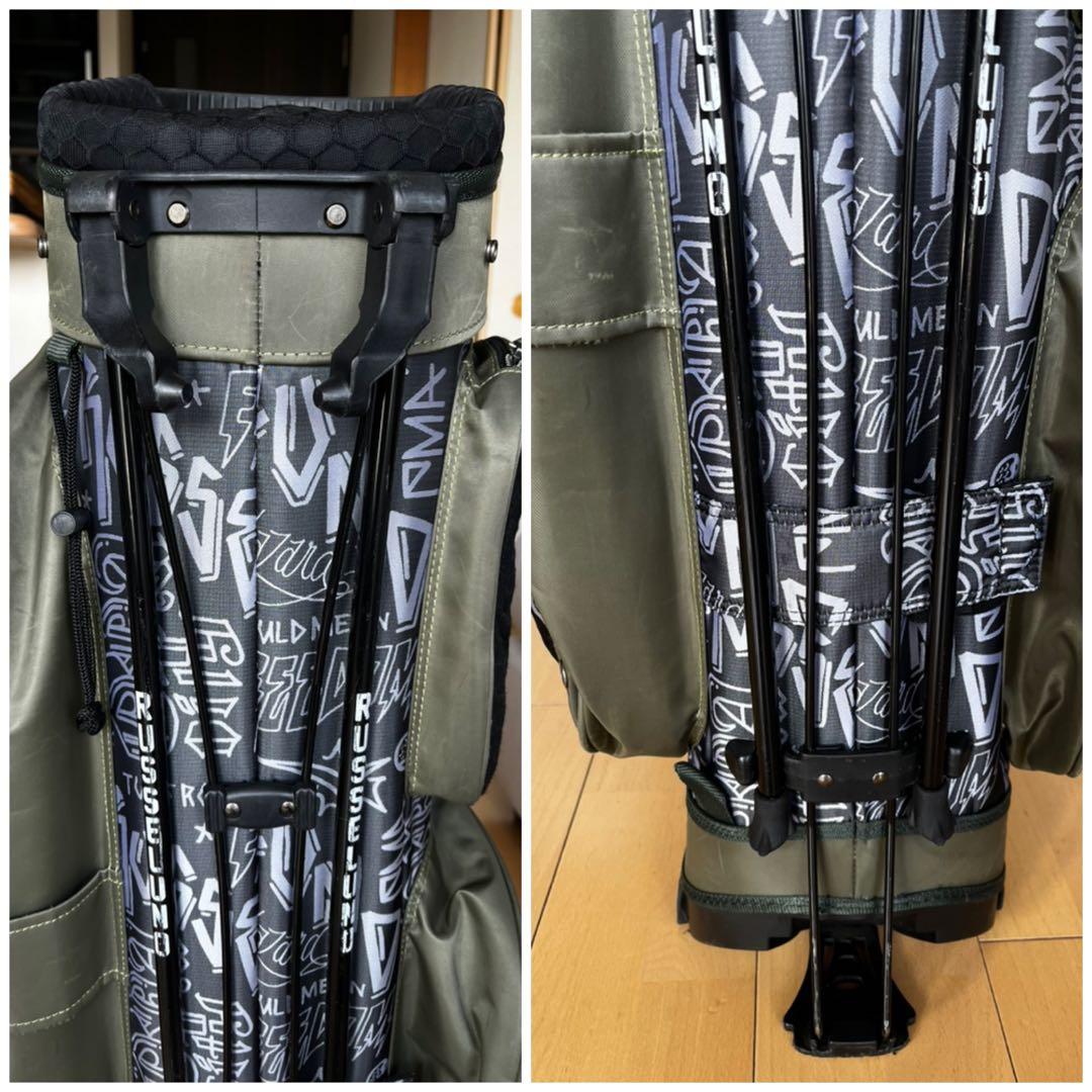 専用　限定品　良品ラッセルノRusseluno スタンド型キャディバッグ　バック