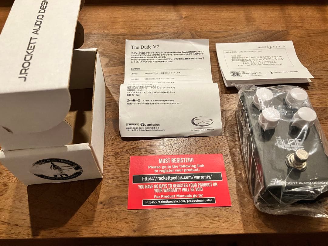 【美品】J. Rockett Audio Designs The Dude V2