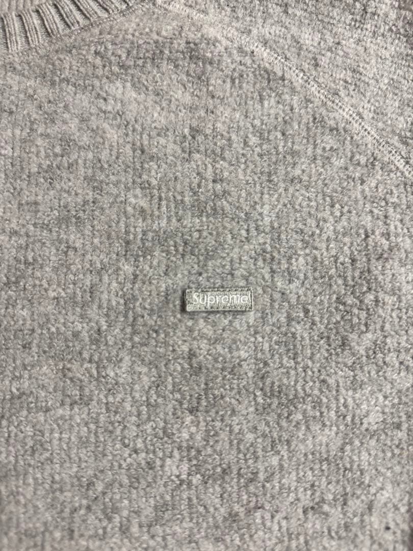 Supreme Terry Small Box Sweater グレー