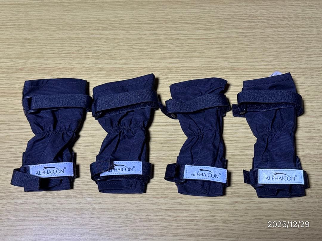 【neko】①アルファアイコン レッグガード ブラック Sサイズ