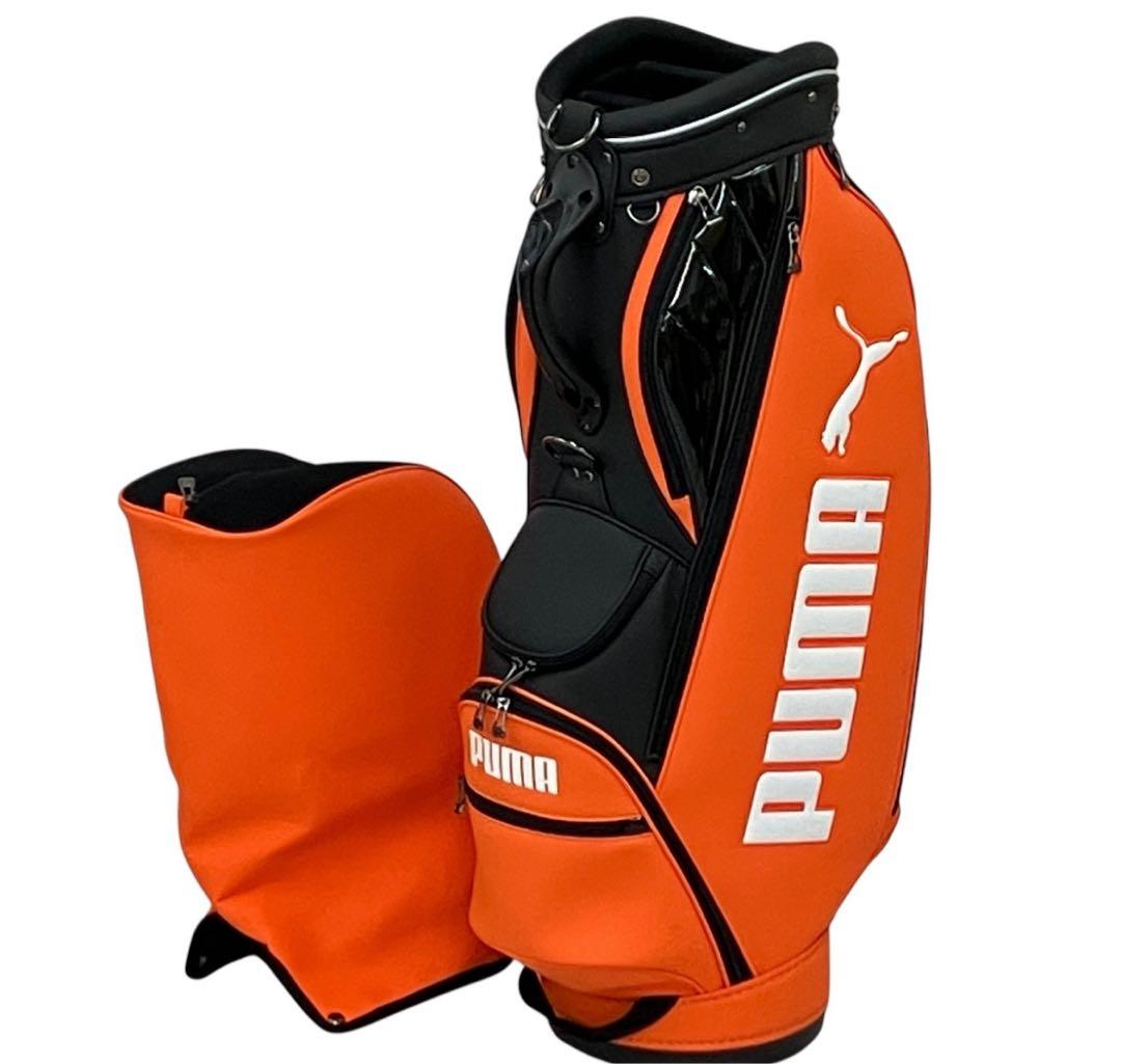 稀少品！プーマ　PUMA シーズナルズ キャディバッグ/ ビブラントオレンジ