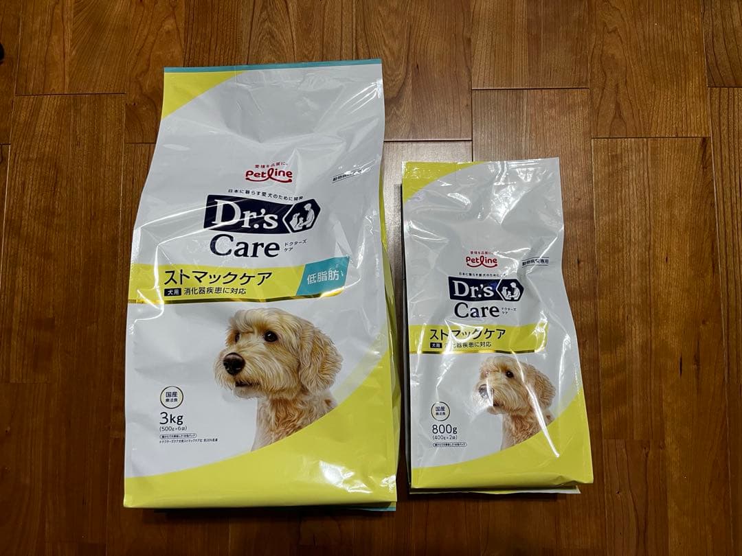 ドクターズケア ストマックケア 低脂肪タイプ 3kg + 800g
