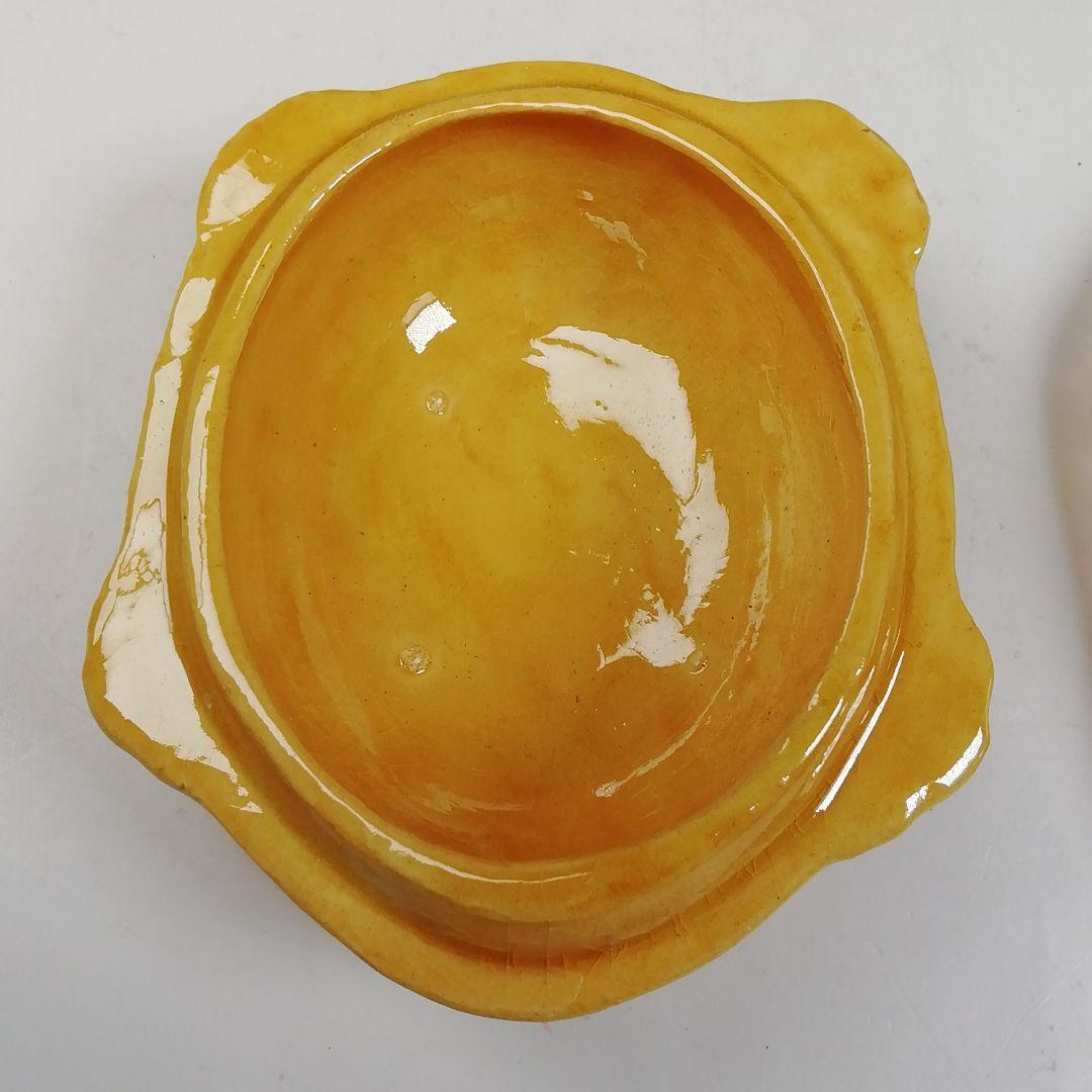 Ｗ１３０　香合　『三彩　亀　香合』『横石喜助 造』　共箱　茶道具