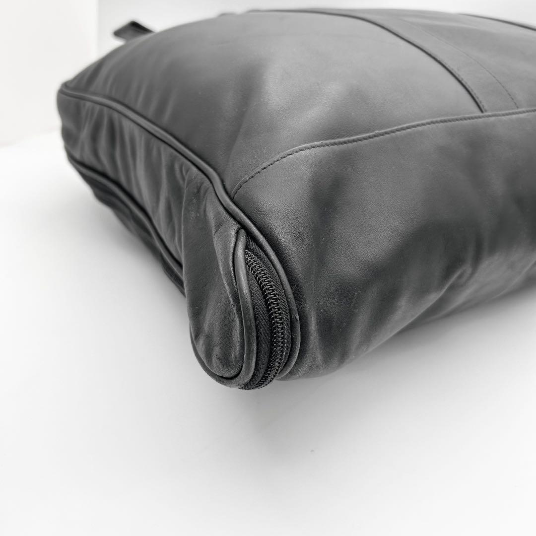 希少◎　コーチ　ガーメントバッグ　スーツケース　スーツカバー　レザー　黒　大容量