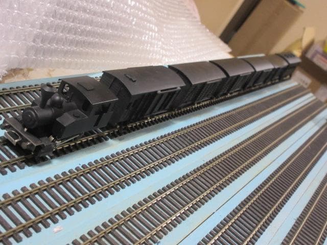 家畜運搬 蒸機列車セット （HOゲージ）金属製・エンドウ製