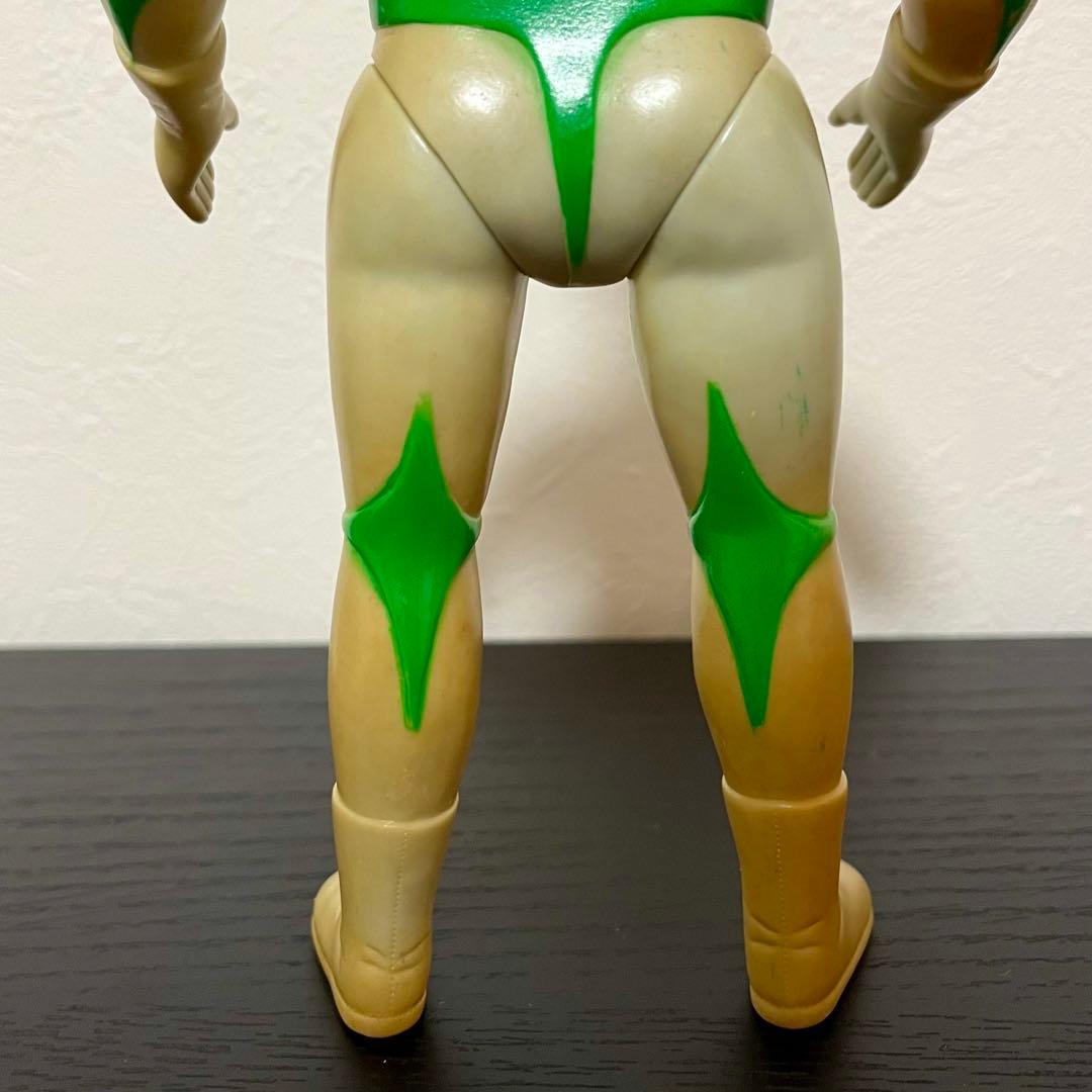 昭*き様 当時物　ブルマァク　ミラーマン　ソフビ　スタンダードサイズ　面取れ　マ