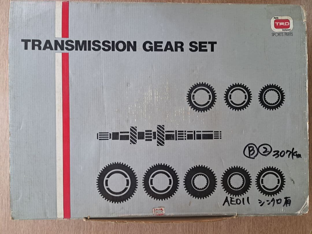 TRDクロスミッション C56•C52用タイプB中古② テスト予選307Km使用