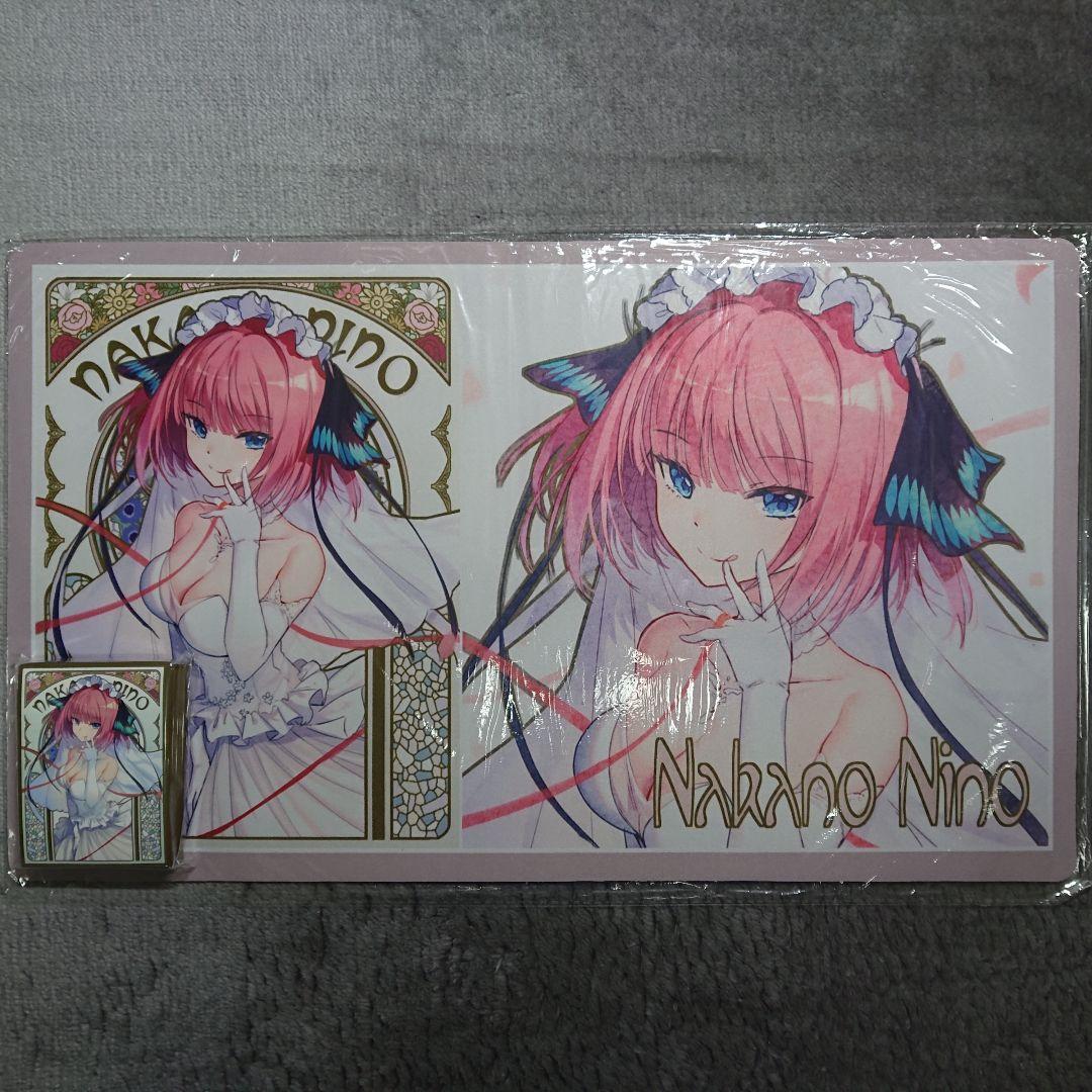 α1 五等分の花嫁 ウエディング&ミュシャ風 中野二乃 スリーブ&プレイマット