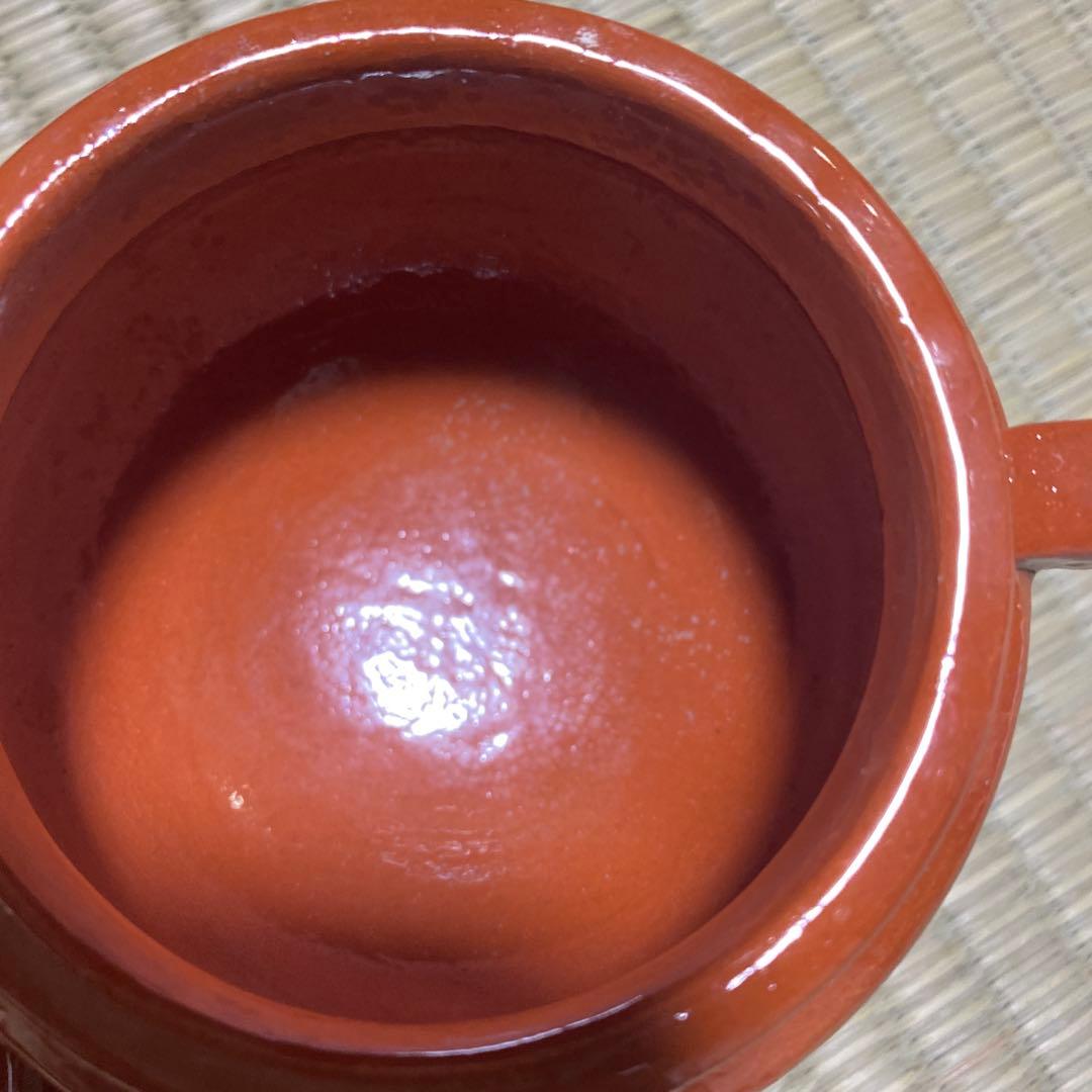 茶道具　楽焼　和楽　赤　三具足