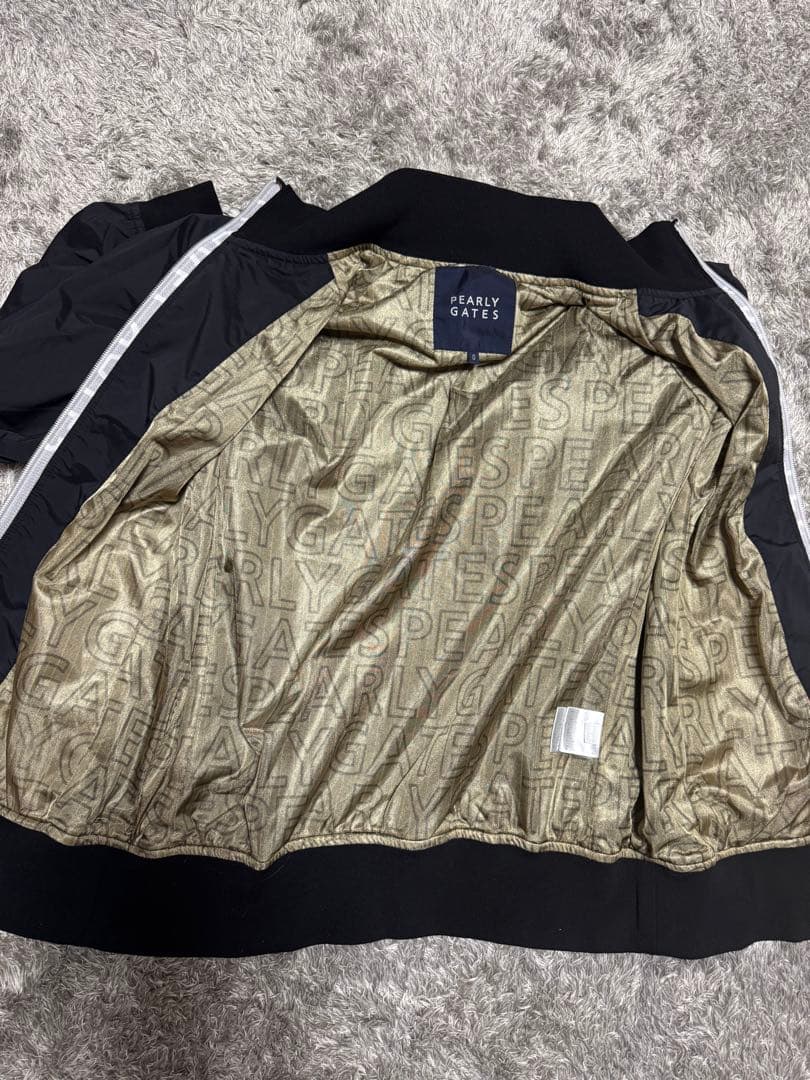 ポメリン 　PEARLY GATES ブラック　フルジップジャケット