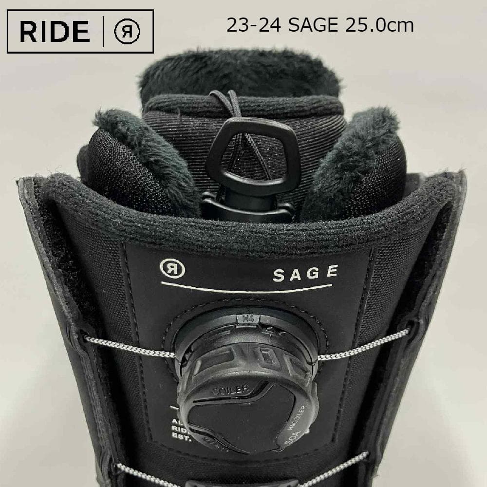 【新品】23-24 RIDE SAGE 25.0cm 女性用スノーボードブーツ