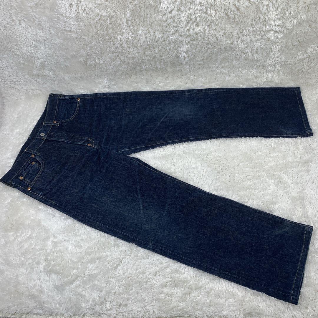 【美品】Levi's 702 ストレートW33 濃紺BIG E 赤耳セルビッチ