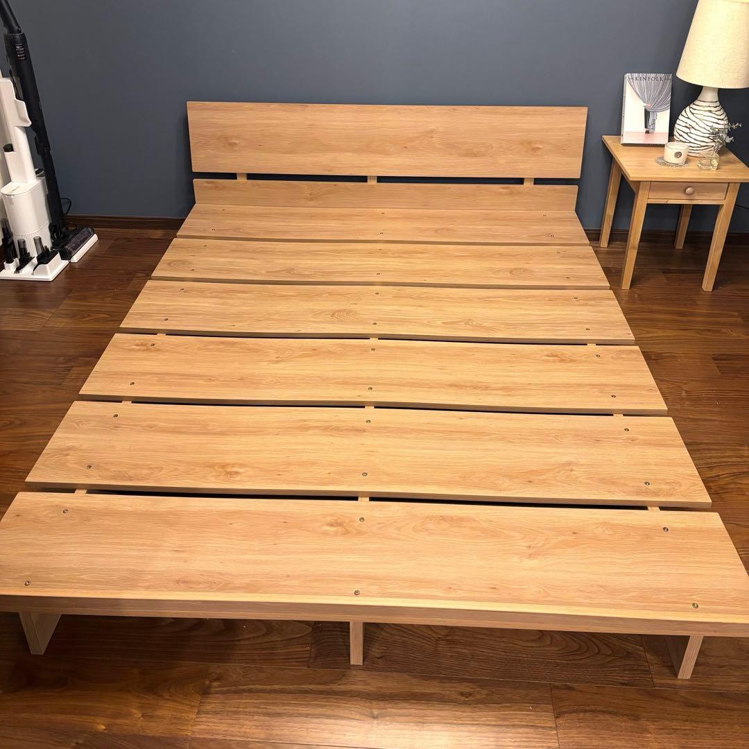 ✴︎美品✴︎ロウヤ （LOWYA）ベッドフレーム ダブル