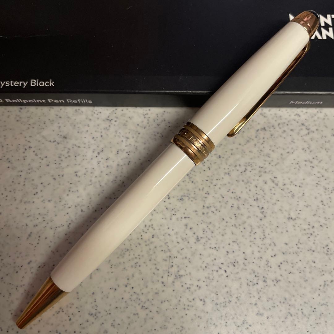 MONT BLANC ボールペン 白 ホワイト