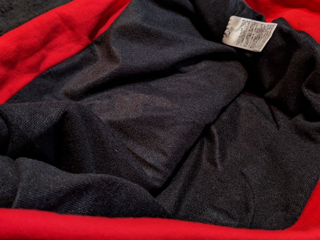 カジェヘラ　切替　ボア　ハーフジップ　パーカー　スウェット　ゴルフ　ウェア　黒