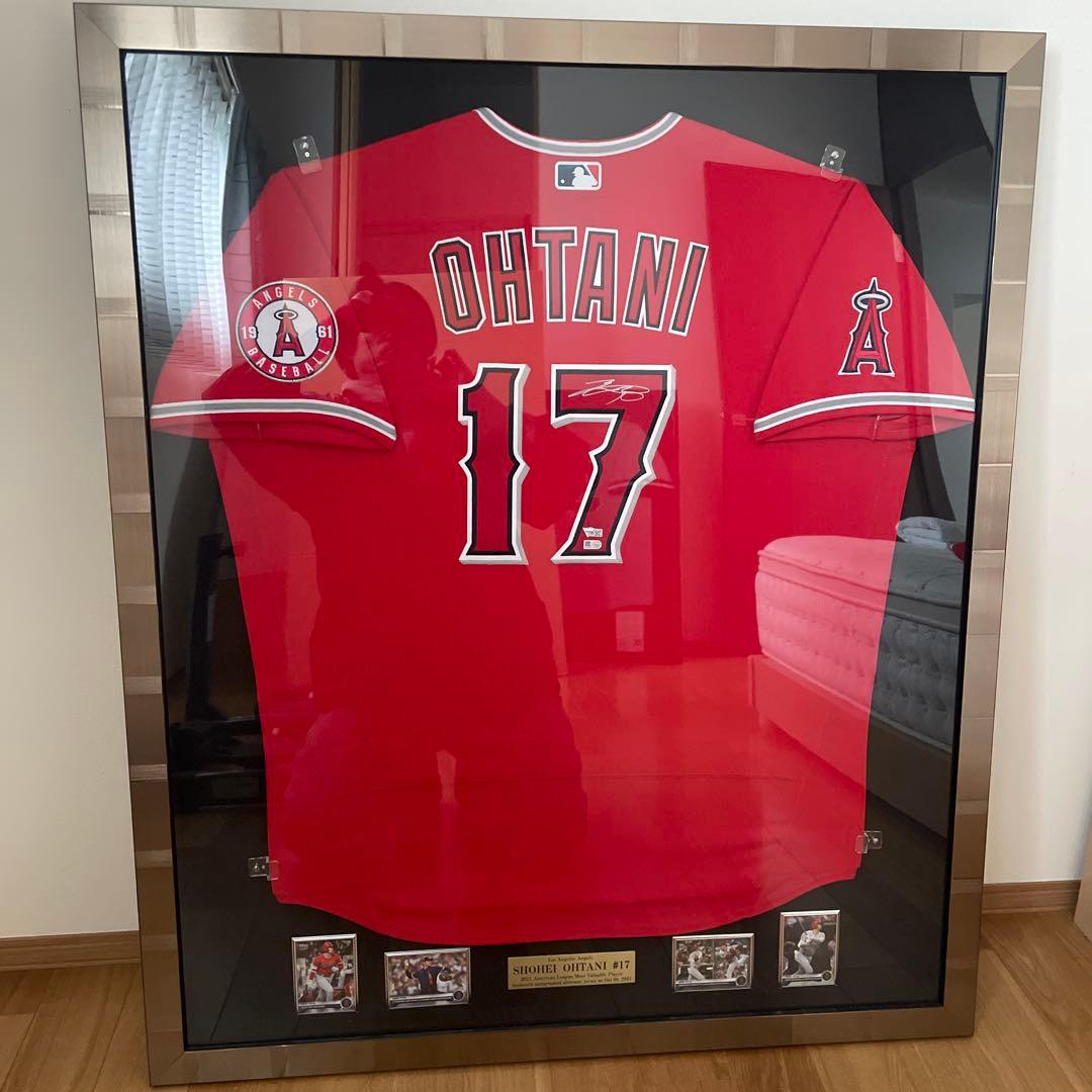 大谷翔平　額装入り直筆サイン入りオーセンティックユニフォーム　ファナティクス社