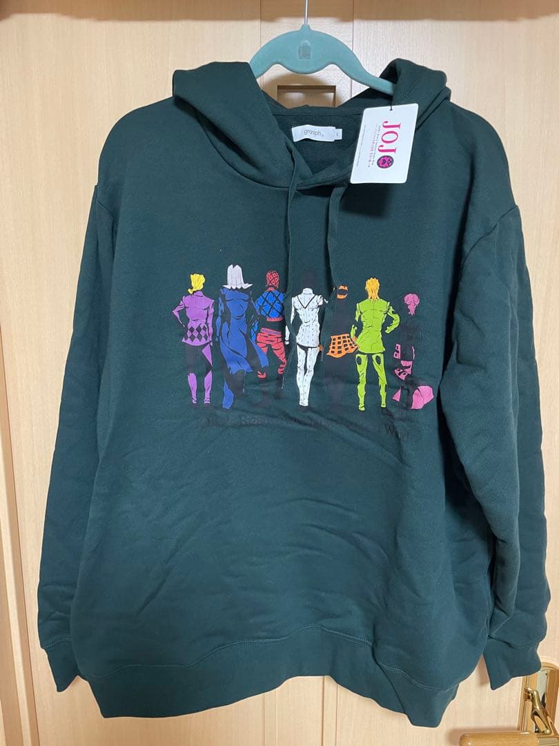 ジョジョの奇妙な冒険　黄金の風 グラニフとのコラボレーションパーカー　Lサイズ