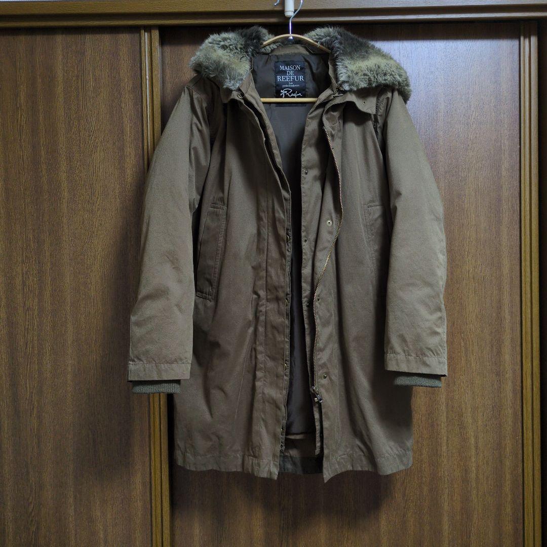 メゾンドリーファー ダウンライナー付モッズコート カーキ 38