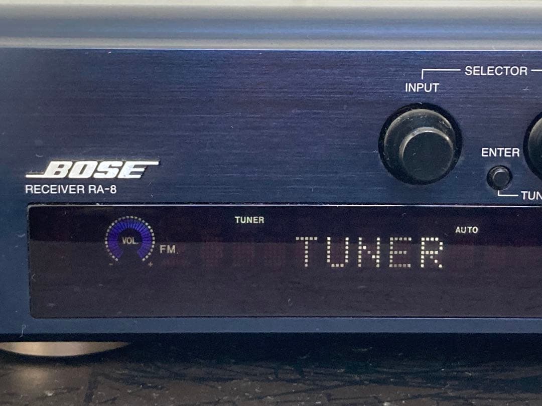 BOSE チューナーアンプ RA-8 音質良好 整備済 AMS-1 紺色 日本製
