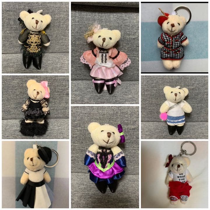 ★オーダー専用★安室奈美恵風くまキーホルダー★ハンドメイド ★