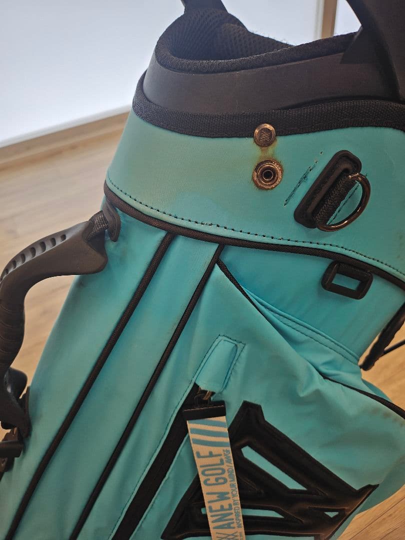 ANEWゴルフ スタンドキャディバッグブルー