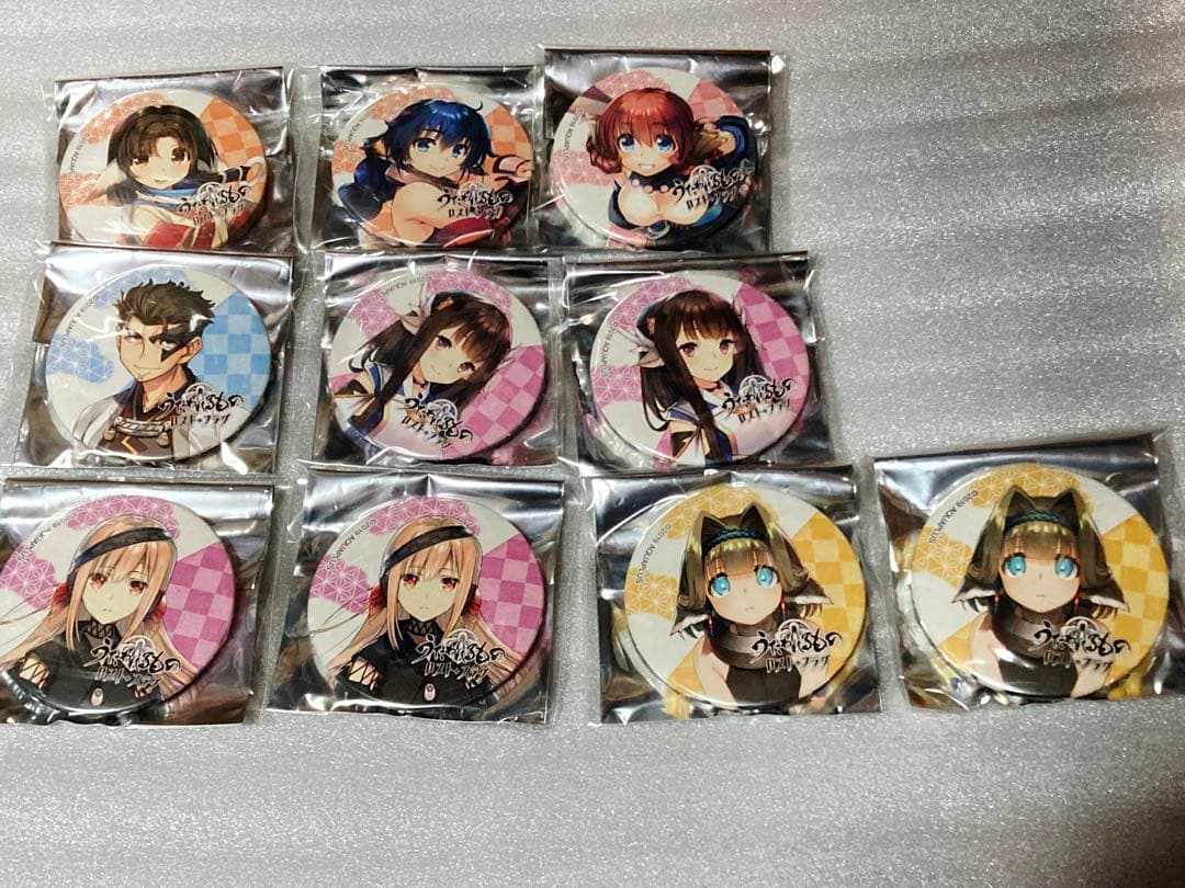 うたわれるもの ロストフラグ アクアプラス c97 缶バッジ