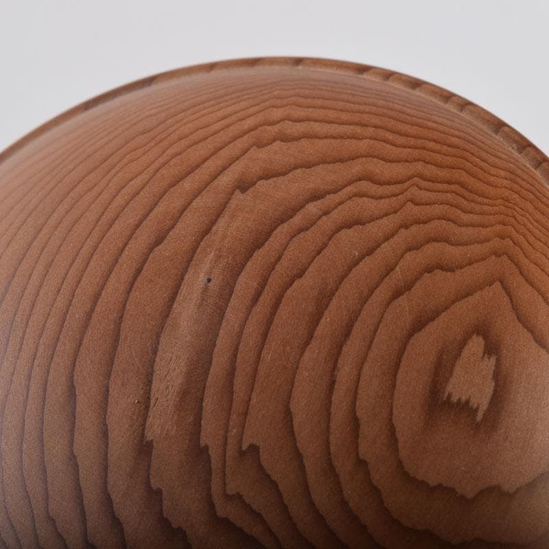 伝統工芸　飛騨一位一刀彫　江黒亮春（亮声) 作　香合　共箱　C　8474