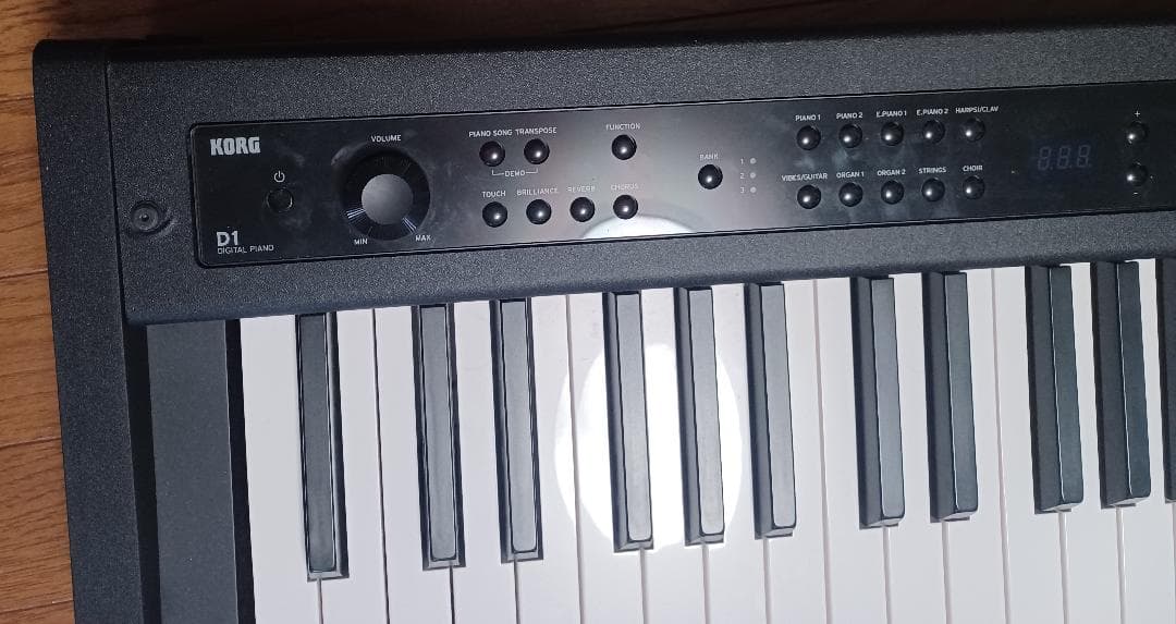 korg D1 電子ピアノ　ペダル付き　2022年モデル