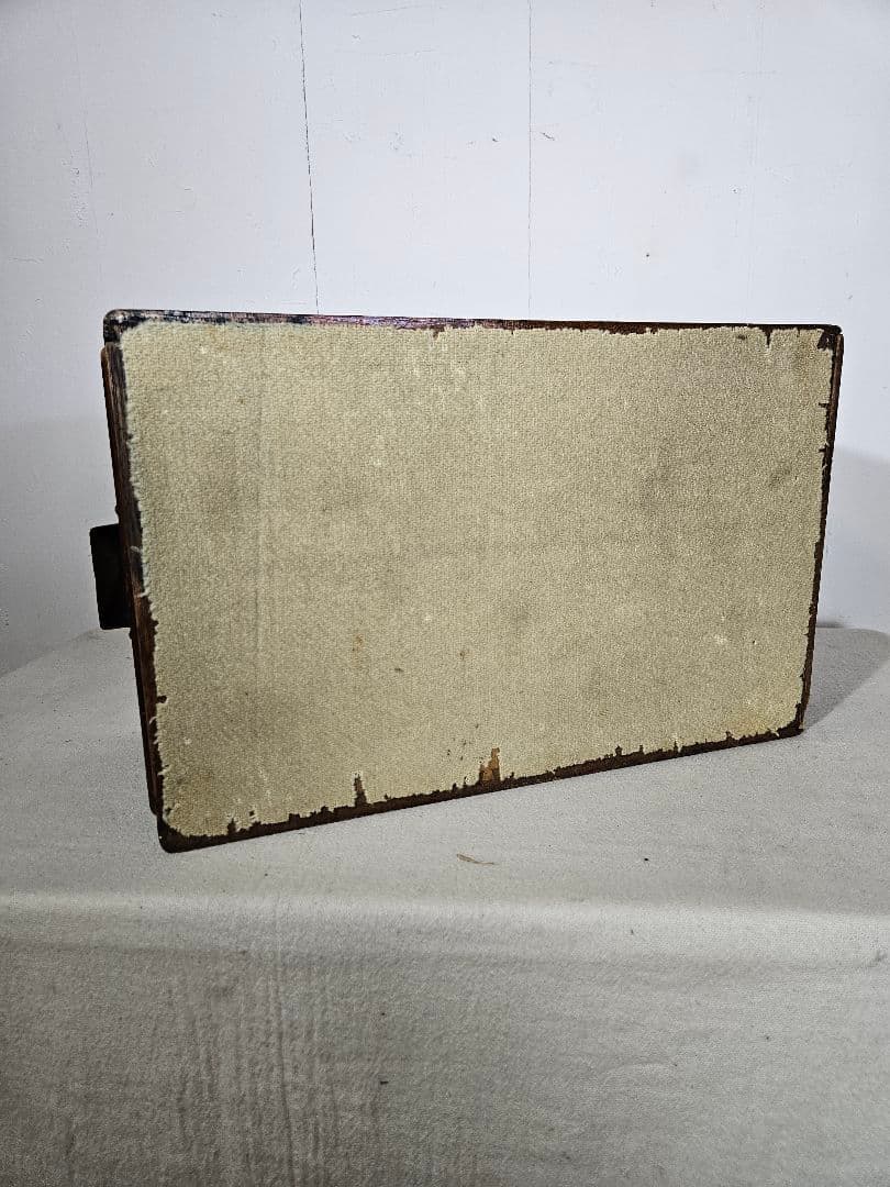 USアンティーク 木製のファイルキャビネット カードホルダー 卓上 書斎