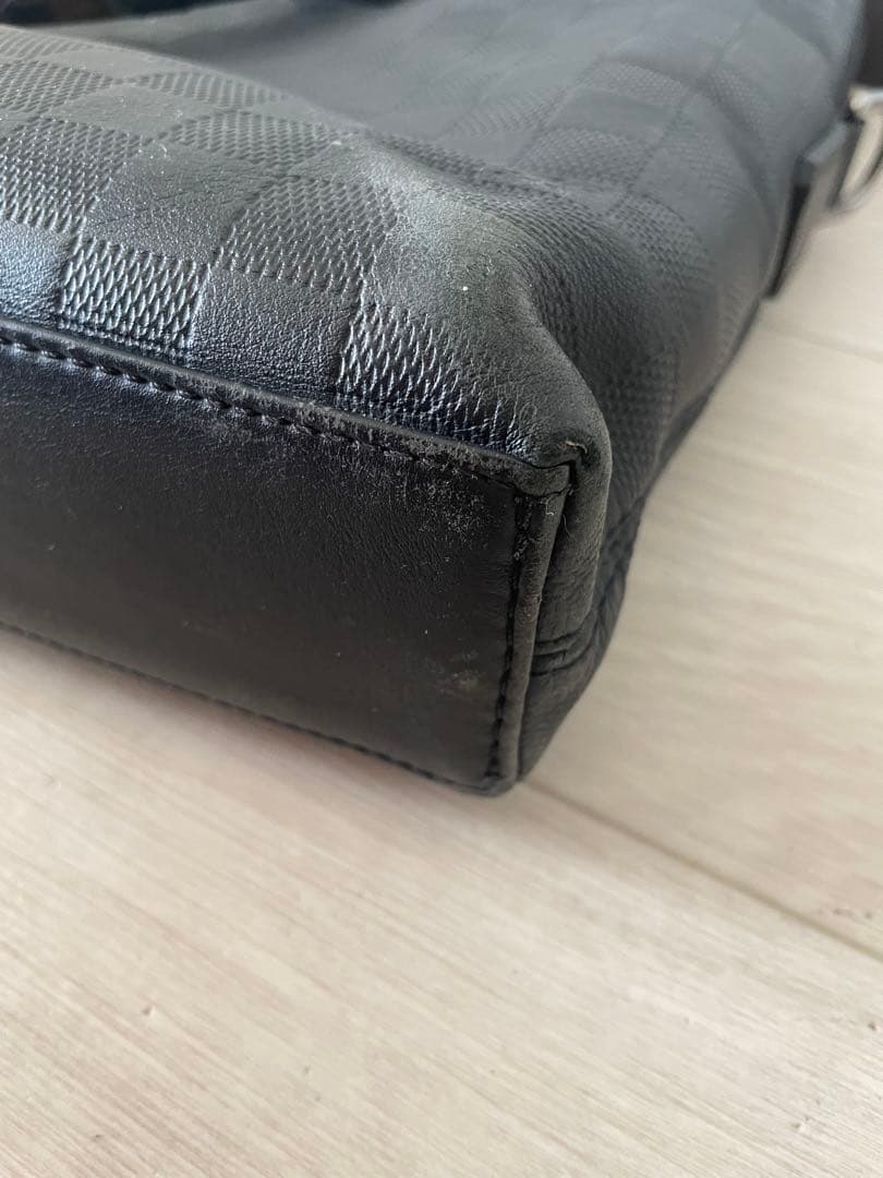 難あり　ルイ・ヴィトン ビジネスバッグ ダミエ