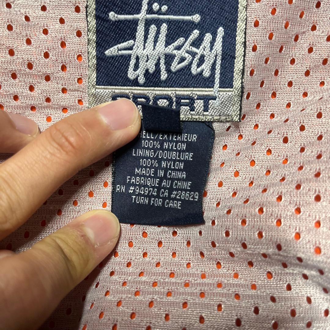 90s old stussy sports ナイロン ジャケット vintage
