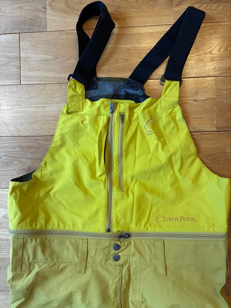 Teton bros TB ビブpants XL イエロー美品