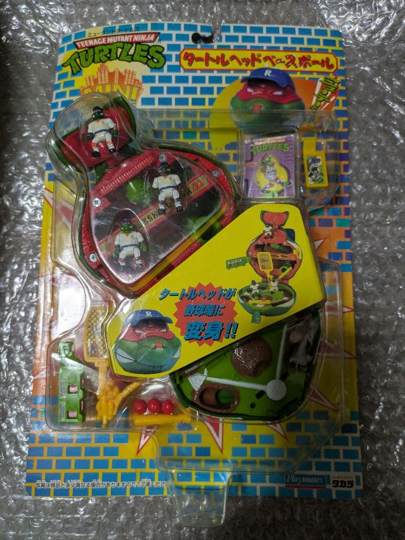 タカラ ミュータントタートルズ タートルヘッド ベースボール