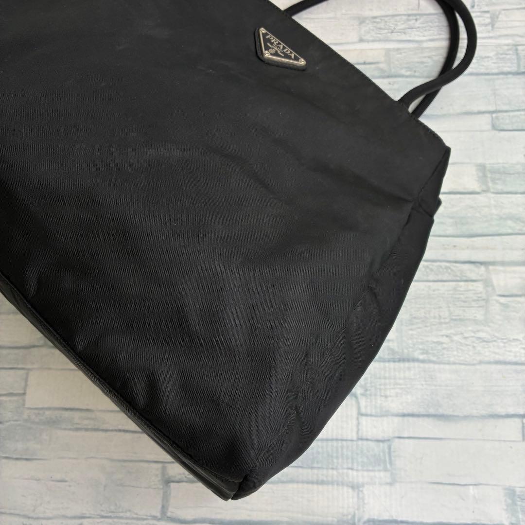 美品　155 PRADA プラダ　ハンドバッグ　トートバッグ　ブラック　qj4